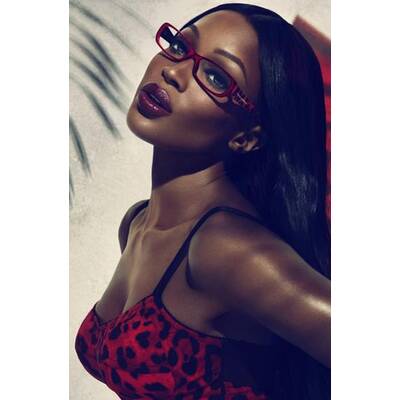 Naomi Campbell für D&G 'Animalier Eyewear'