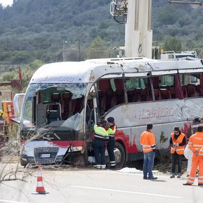 Bus-Unglück in Spanien