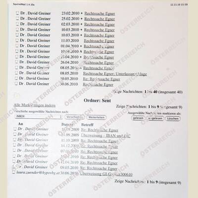 Nachricht vom Anwalt