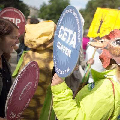 Demo gegen CETA und TTIP