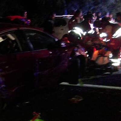 Massenkarambolage auf der A4