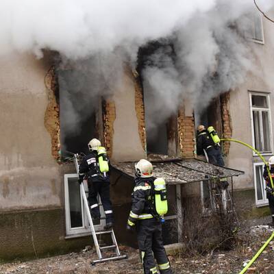 Erste Bilder aus dem explodierten Haus