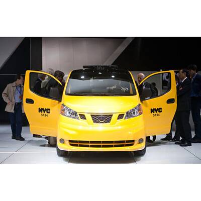 So sieht das neue New Yorker Taxi aus