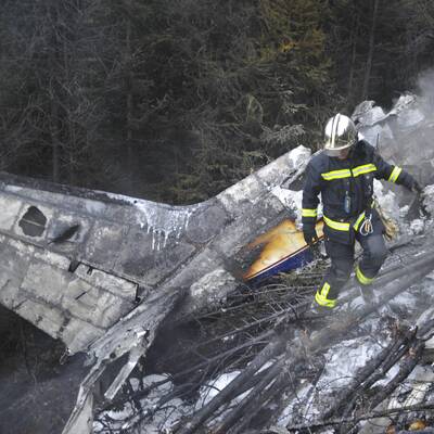 Kleinflugzeug in Tirol abgestürzt