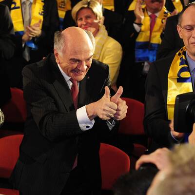 Pröll feiert seine Schluss-Veranstaltung