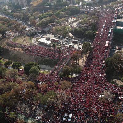 Chavez' Leichnam aufgebahrt