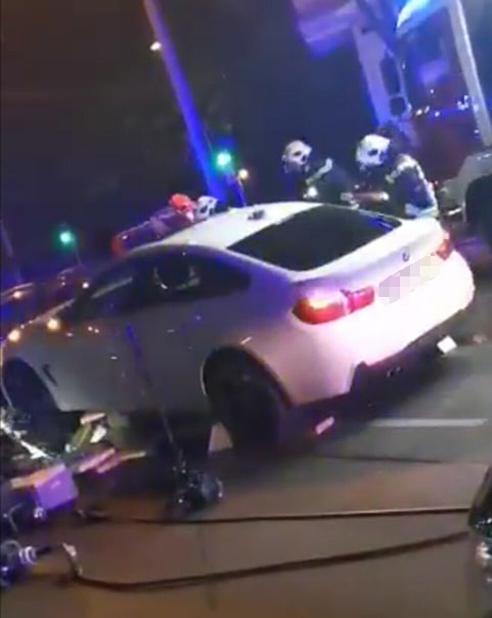 Horror-Crash bei Rennen am Wiener Gürtel – Biker schwer verletzt