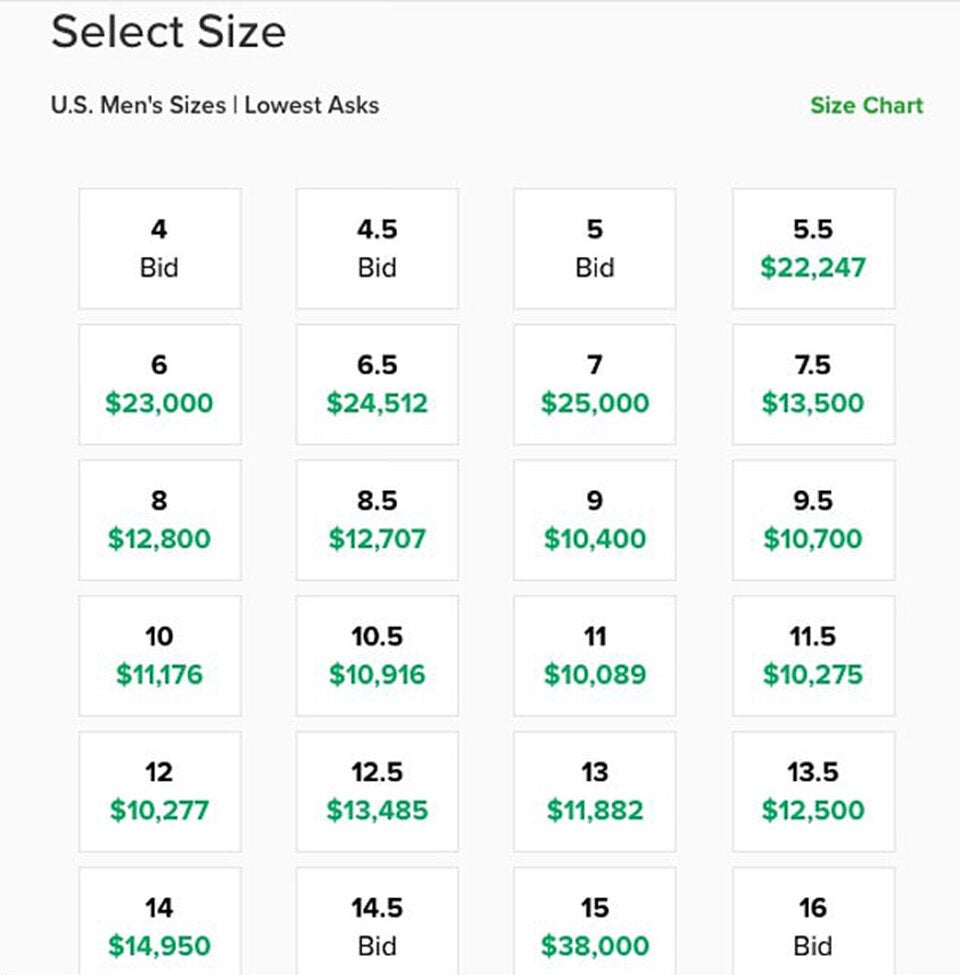 Für diese Sneaker müsst ihr 17.000 Euro hinblättern