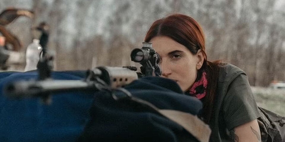 Die Jeanne d'Arc der Ukraine heiratet an der Front