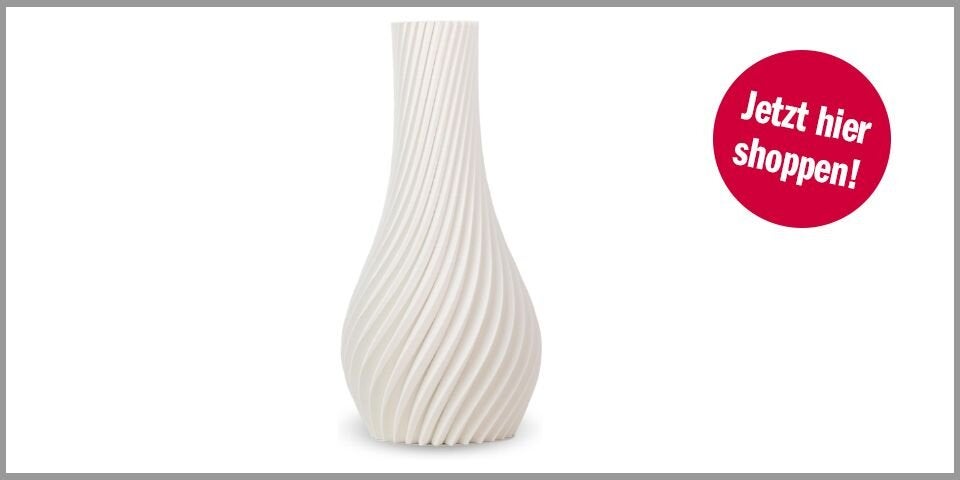 NATUMO Design 3D Vase „Longi“ – für 18,92 statt 25,10 Euro bei Amazon* 
