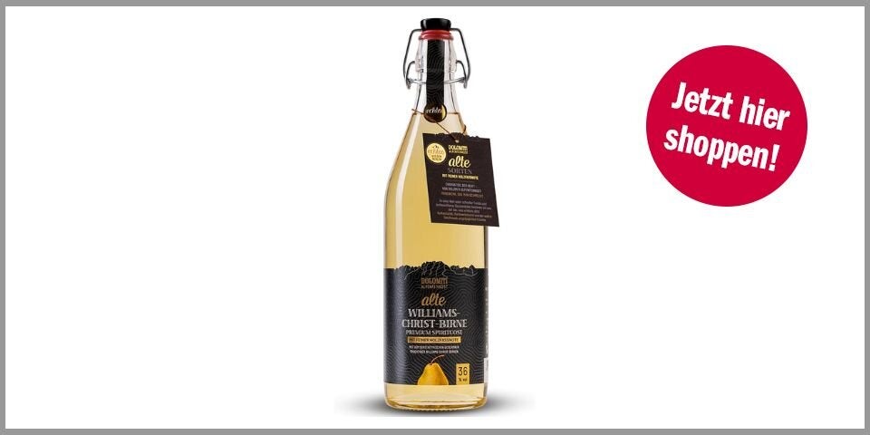 Shopping Channel Spirituosen DOLOMITI Alte Williams-Christ-Birne 1L