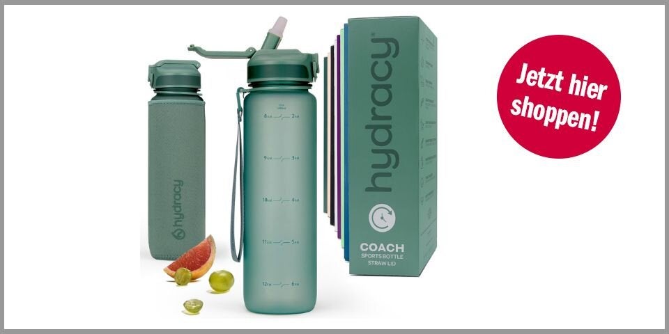 Shopping Channel Outdoor Hydracy Trinkflasche (1L, BPA-frei)