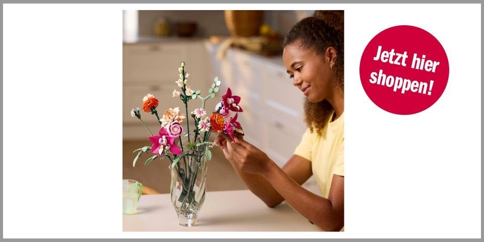 LEGO Botanicals Rosafarbener Blumenstrauß – für 43,51 Euro bei Amazon*&nbsp;