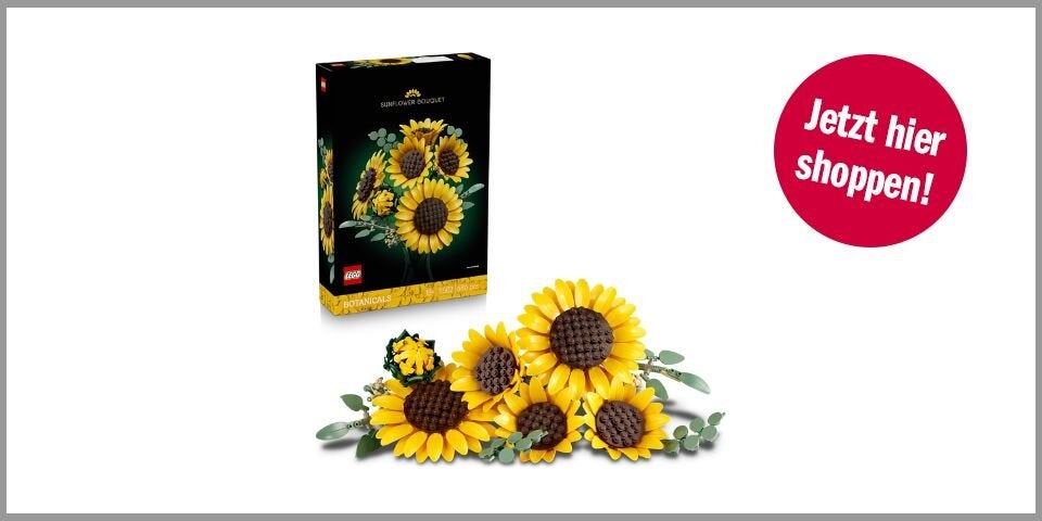 LEGO Botanicals Sonnenblumenstrauß (Set 11502) – für 42,35 statt 60,49 Euro bei Amazon*