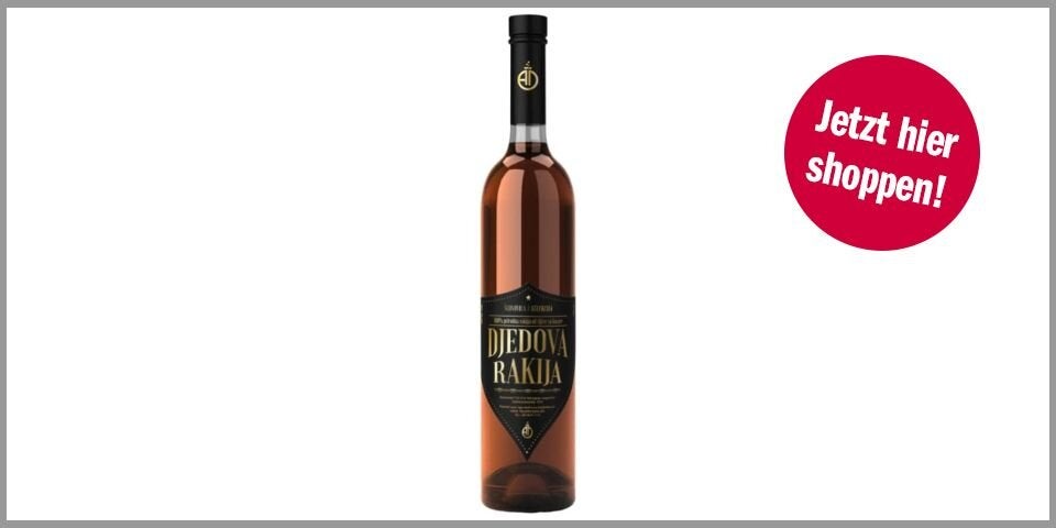 DJEDOVA RAKIJA 0,75l 39 % alc. – 39,70 Euro bei Amazon*
