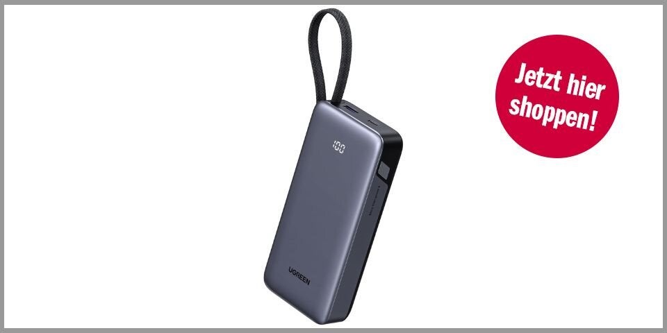 UGREEN 20000mAh Power Bank – für 24,17 statt 40,33 Euro bei Amazon*