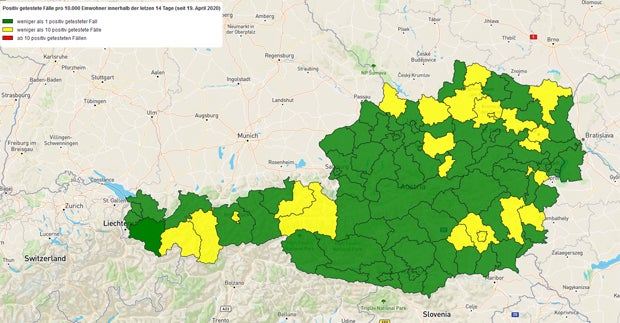 Ampel zeigt: So wird Österreich jetzt coronafrei