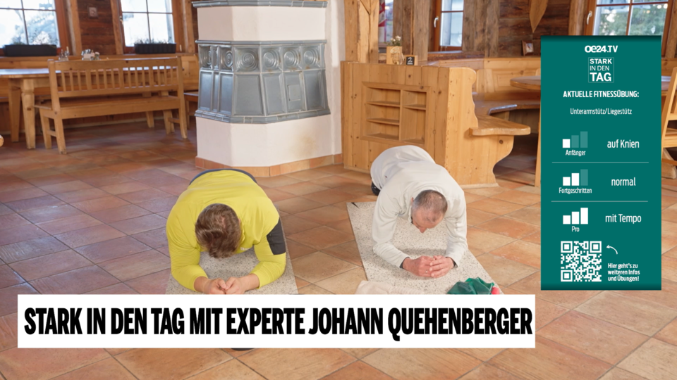 Workout für Kraft & Stabilität mit Johannes Quehenberger, zweifacher Weltmeister im Nordic Walking