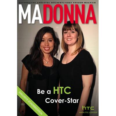 Cover-Model by HTC & MADONNA 