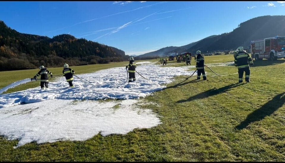 Absturzt Kleinflugzeug Micheldorf