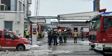 Brand in Chemie-Firma