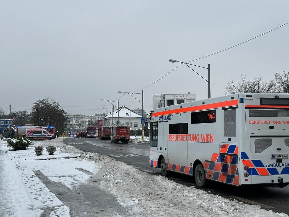 Brand in Chemie-Firma