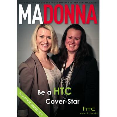 Cover-Model by HTC & MADONNA 