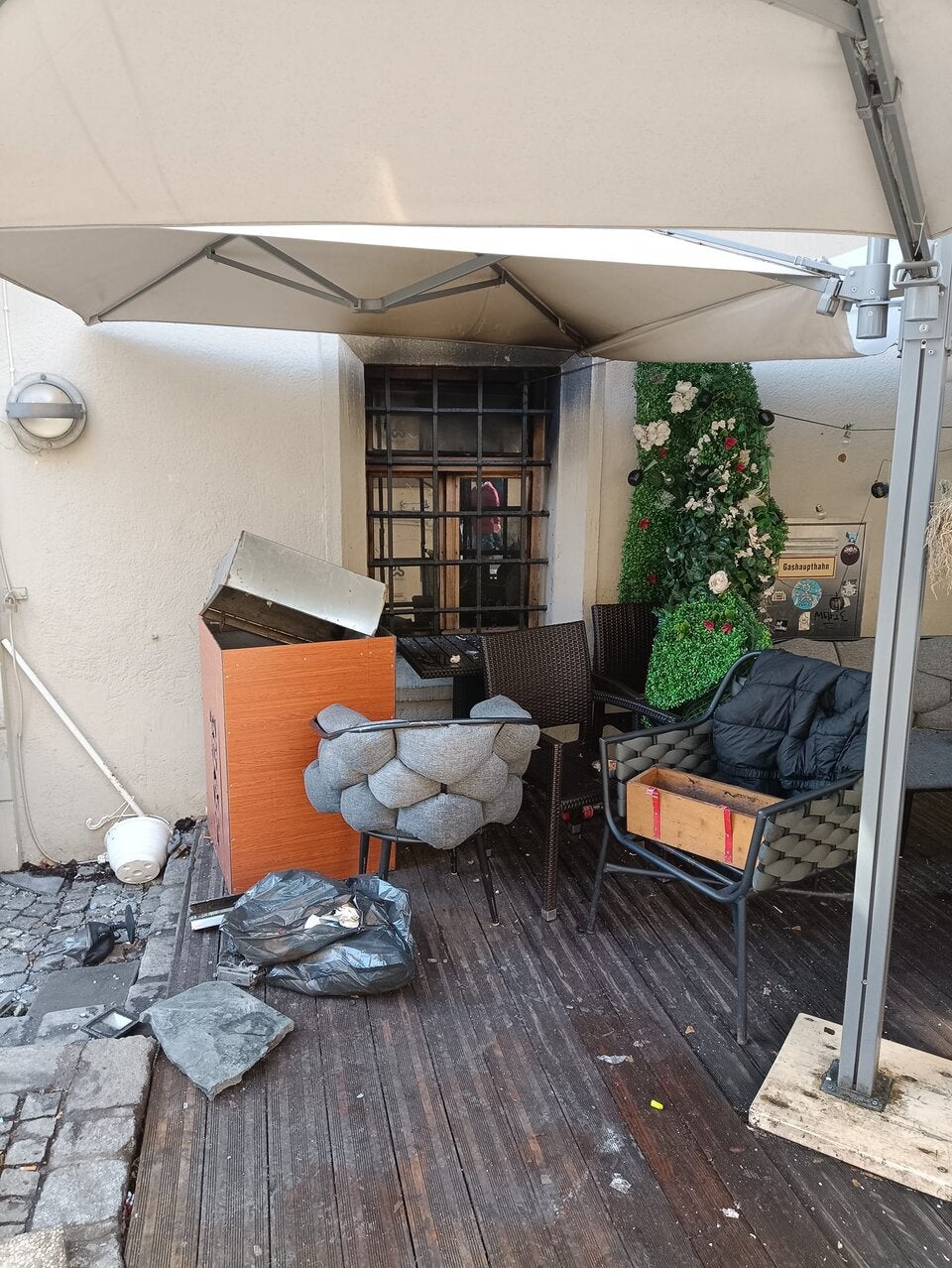 Brand Sporgasse Graz