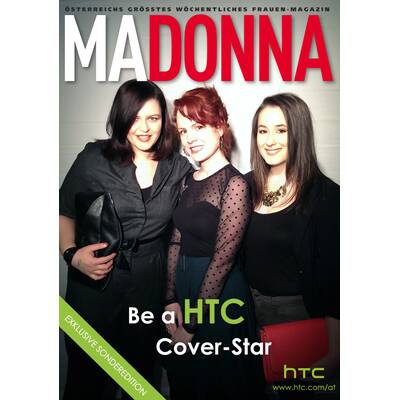 Cover-Model by HTC & MADONNA 