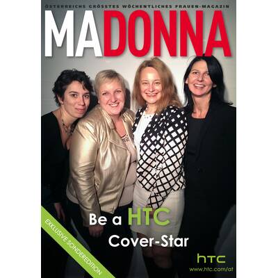 Cover-Model by HTC & MADONNA 