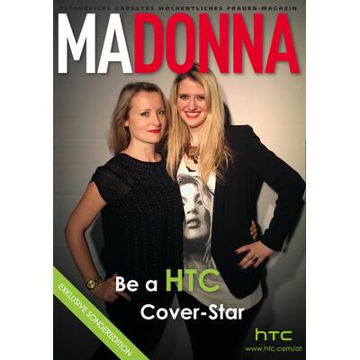 Cover-Model by HTC & MADONNA 