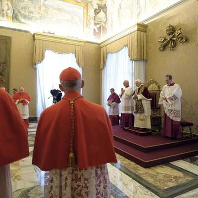 Die Bilder vom Papst-Rücktritt