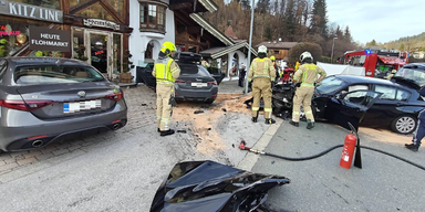 Schwerer Crash in Kitzb&uuml;hel: Sieben Verletzte