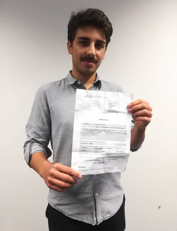 100 Euro Strafe für 