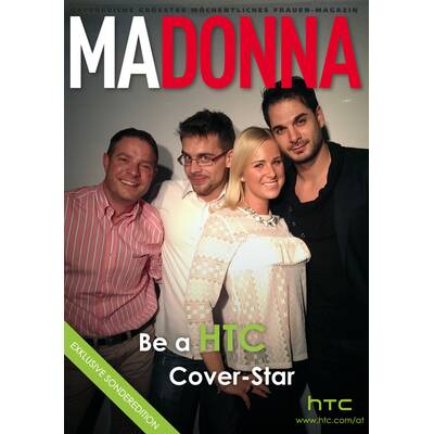 Cover-Model by HTC & MADONNA 