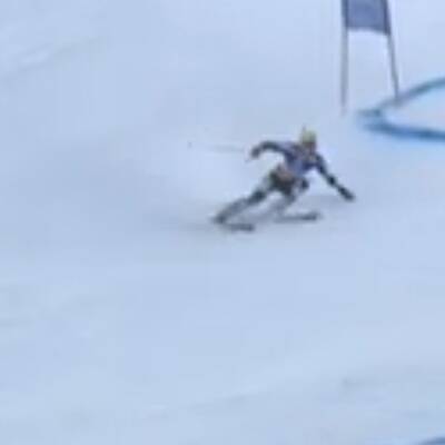 Die Bilder des Damen Riesentorlaufes