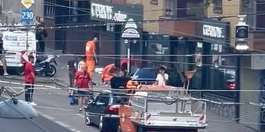 Unfall in der Laxenburger Stra&szlig;e