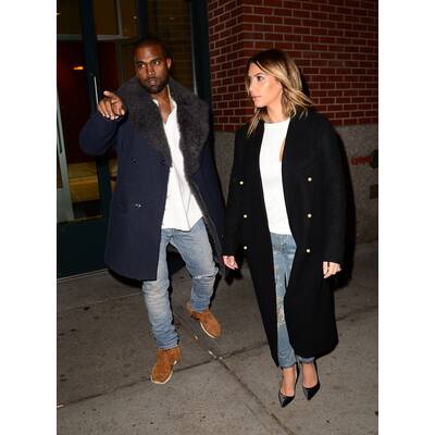 Kim & Kanye leger im Partner-Look