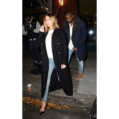 Kim & Kanye leger im Partner-Look