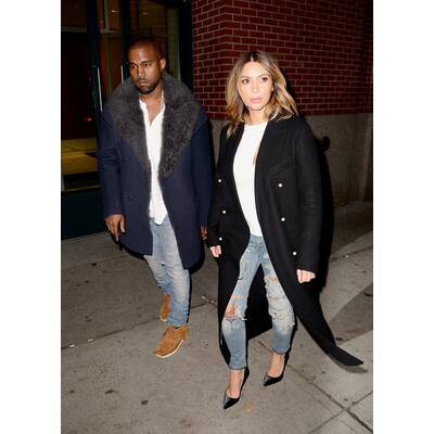 Kim & Kanye leger im Partner-Look