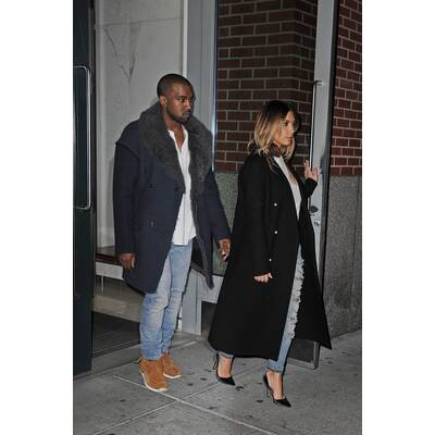 Kim & Kanye leger im Partner-Look