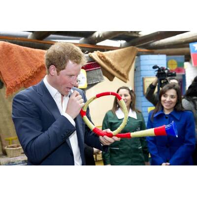 Prince Harry auf Besuch Chile
