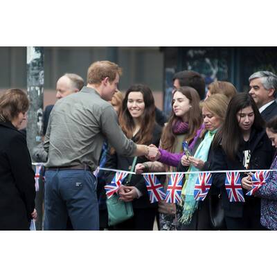 Prince Harry auf Besuch Chile