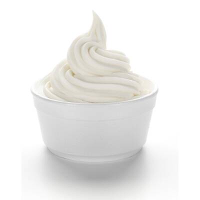 Frozen Yogurt mit Keksen