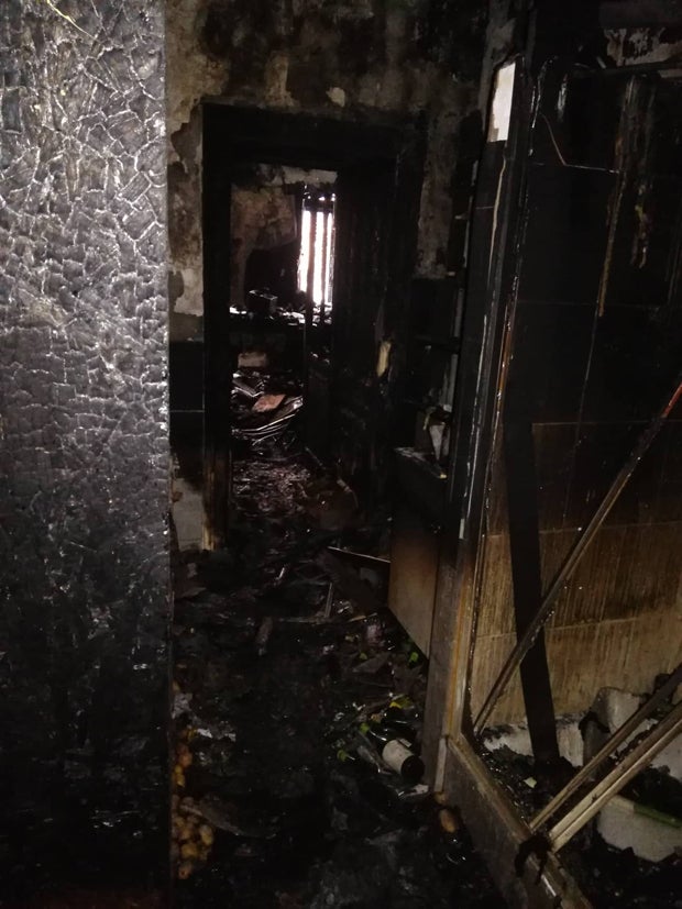 Baby gerettet: Video zeigt Flammen-Meer