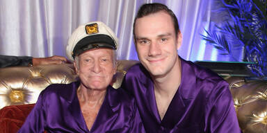 Hugh Hefner mit Sohn Cooper Hefner