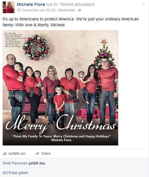 US-Politikerin lässt Familie mit Waffen posieren