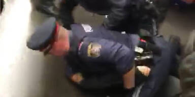 Amtshandlung U-Bahn Reumannplatz