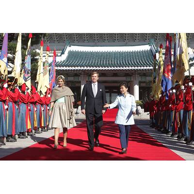 Niederländisches Königspaar auf Asien-Tour