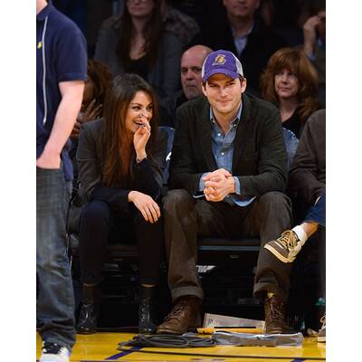 Ashton Kutcher & Mila Kunis: Kiss Cam bei den Lakers 